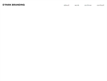 Tablet Screenshot of designpark.co.kr